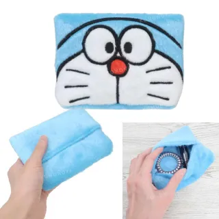 【小禮堂】雙11 Sanrio 三麗鷗 絨毛造型面紙收納包 - 大臉款 Kitty 大耳狗 酷洛米(平輸品)