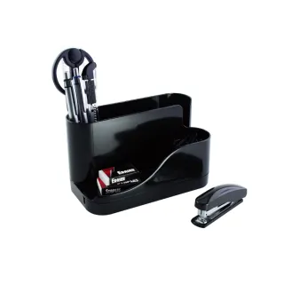 【O-Life】文具整理收納盒(台灣製 旋開筆筒 桌面收納 手機線收納 辦公收納)