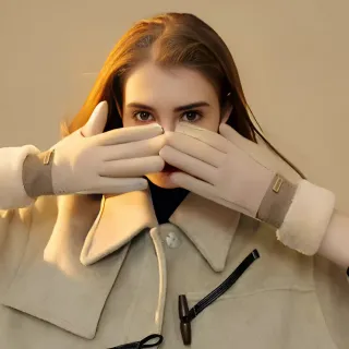 【Mass】冬季滑雪保暖手套 加厚羊毛防寒觸控手套｜聖誕交換禮物(通勤防風/冬天保暖/冬季旅行抗寒)