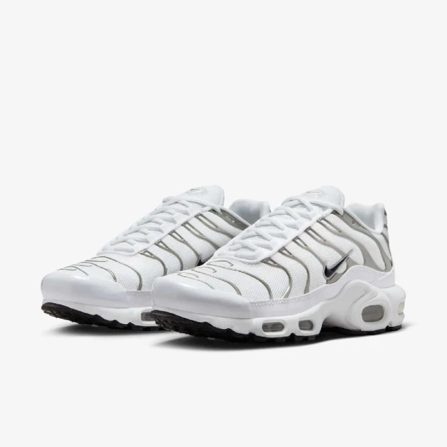 NIKE 耐吉 休閒鞋 Wmns Air Max Plus SE 女鞋 白 銀 氣墊 緩震 復古 運動鞋(HJ9743-100)