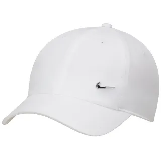 【NIKE 耐吉】帽子 運動帽 棒球帽 遮陽帽 U NK DF CLUB CAP U CB MTSWSH L 白 FB5372-100