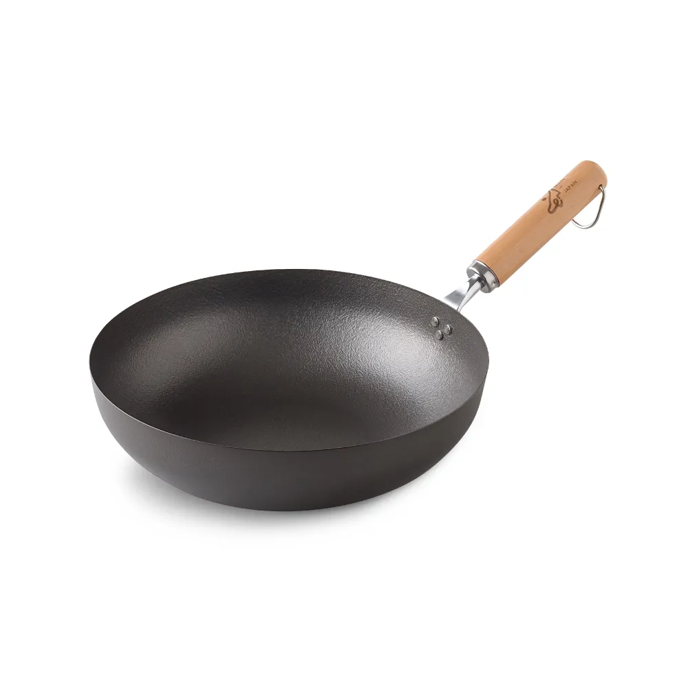 【Arnest】eN鐵防護中華炒鍋_28cm(ih爐可用鐵鍋/日本製平底鍋/物理性不沾鍋)