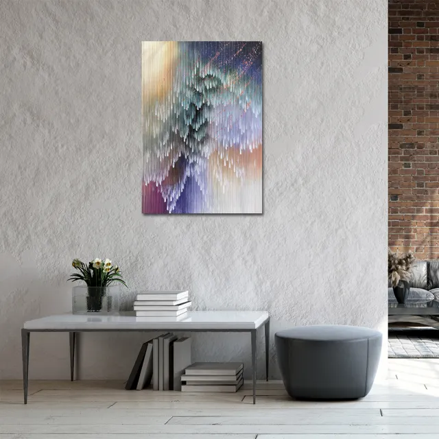 【御畫房】當代國家級展覽畫家 抽象系列手繪油畫70×100cm(DB-006)