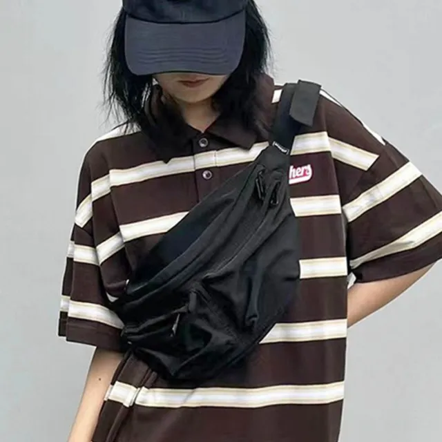 【LEEHER】雙11 大容量單肩包/包包/斜背包/尼龍包包/工裝包/軍綠色包包/黑色包包/生日禮物/水餃