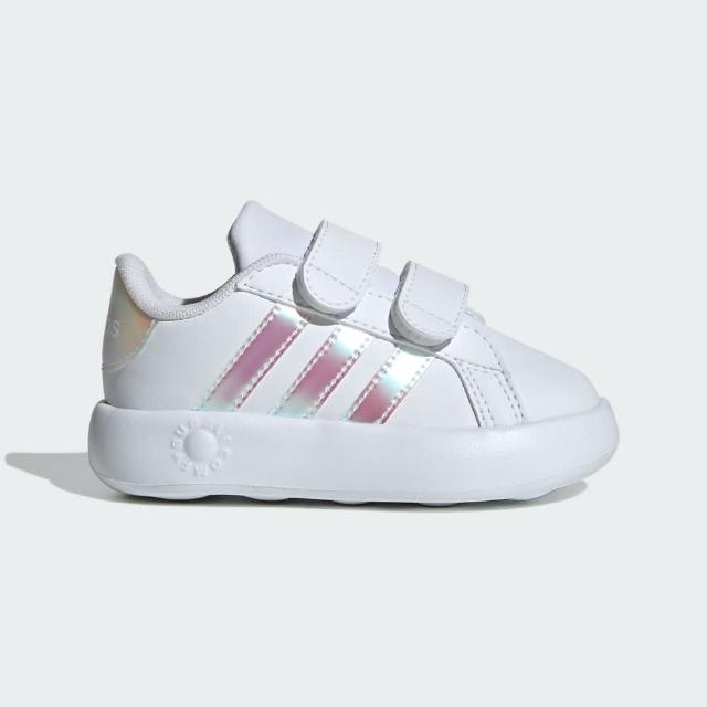 【adidas 愛迪達】GRAND COURT 2.0 休閒鞋 嬰幼童鞋 ID5265