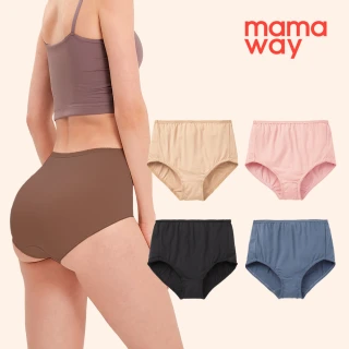 【mamaway 媽媽餵】MERYL抗菌涼感孕婦內褲 2入組(孕婦內褲/抗菌內褲/女內褲)