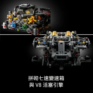 【LEGO 樂高】科技系列 42172 McLaren P1(麥拉倫跑車 模型 居家擺設 禮物)