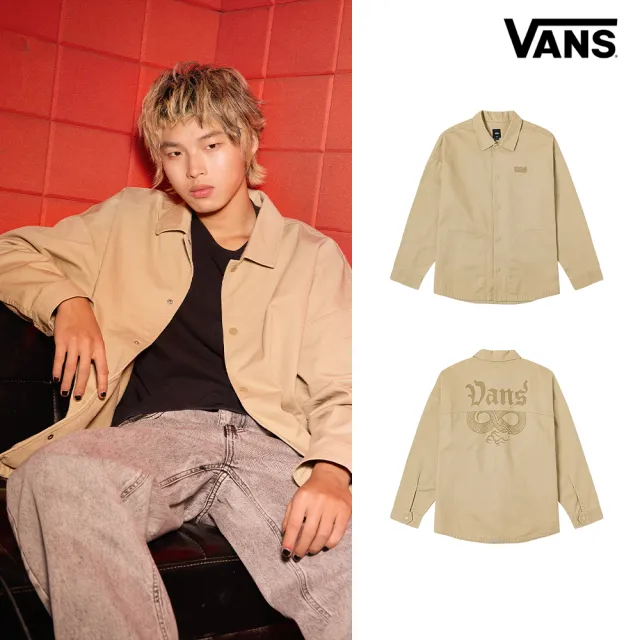 【VANS】官方旗艦 蛇年限定系列 卡其色襯衫外套