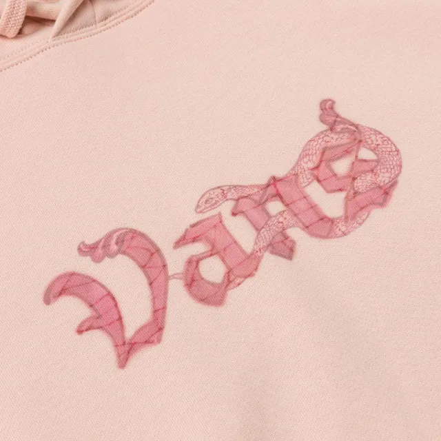 【VANS】官方旗艦 蛇年限定系列 女款粉色連帽大學T