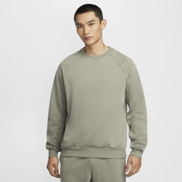 NIKE 耐吉 AS M NK DF UV PRIMARY LS CREW 大學T 長袖 穿搭 男 保暖 灰綠色(FZ0972-320 ∞)