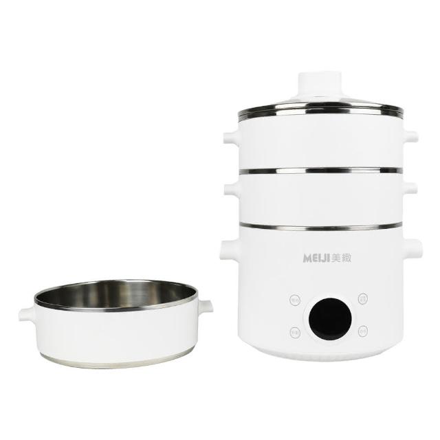 【勳風】MEIJI美緻 微電腦多功能料理電火鍋/蒸/煮/燜/燉/滷/蒸籠火鍋(HF-N8336)