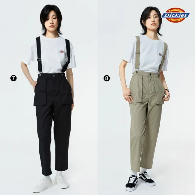 【Dickies】男女款縮口褲/吊帶褲/工裝長褲(多款任選)