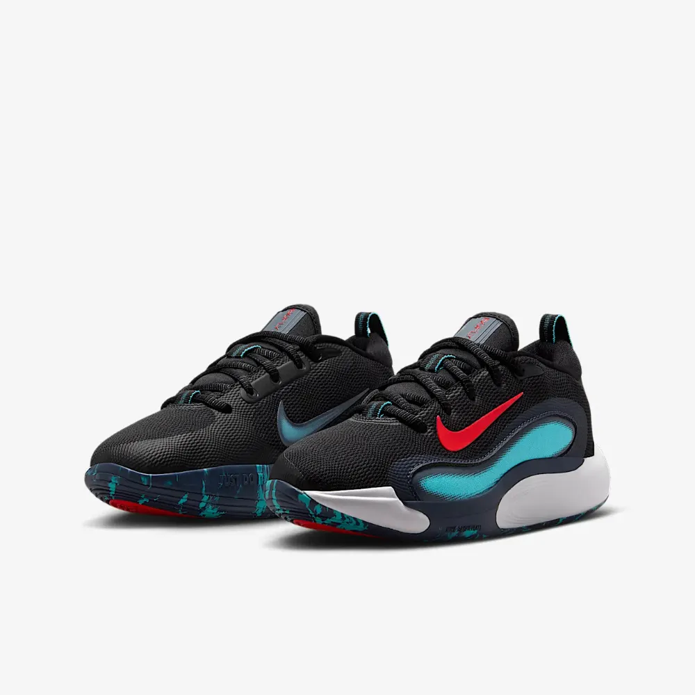 【NIKE 耐吉】運動鞋 童鞋 中童 大童 ISOFLY GS 黑藍綠 FN4384-004(3C5117)