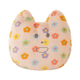 【CRAFTHOLIC 宇宙人】歡樂微笑花貓造型靠枕 生日禮物 交換禮物 教師節禮物 中秋送禮(LEALEA系列)