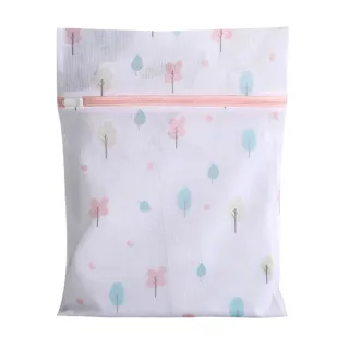 【isona】加厚款印花洗衣袋 衣物袋 1號 30x40公分(洗衣袋 洗衣網 內衣袋 旅行收納袋)