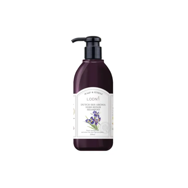 【LODNI 蘿德妮】鳶尾花潤澤洗髮精300mL(乾性、毛躁受損髮適用)