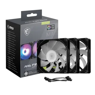 【MSI 微星】MAG F120 ARGB-3RB 機殼散熱風扇