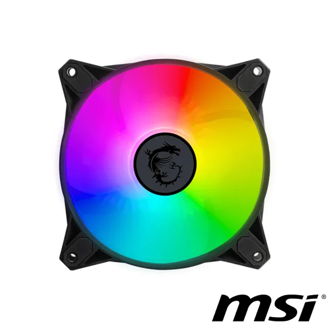 【MSI 微星】MAG F120 ARGB-3RB 機殼散熱風扇