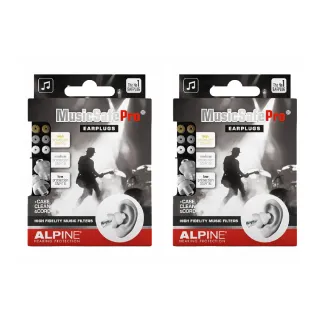 【ALPINE】MusicSafe Pro 荷蘭製 高級全頻率音樂耳塞 兩入組(公司貨保證)