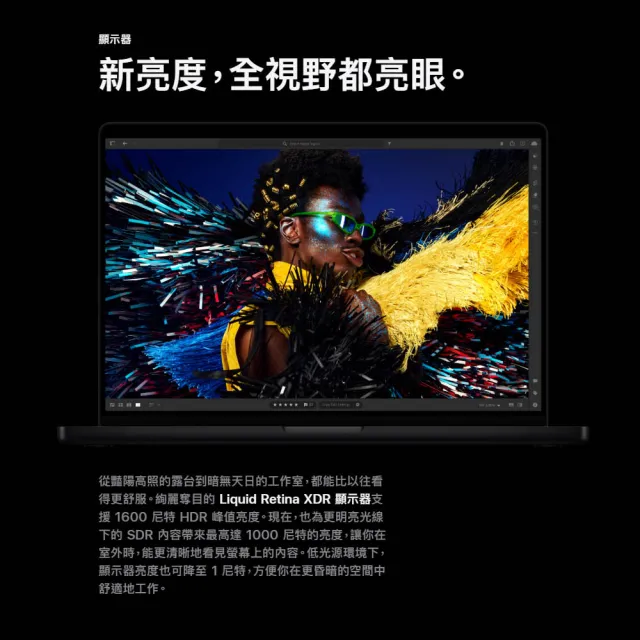 【Apple】2024 MacBook Pro 16吋 M4 Max晶片 14核心CPU與32核心GPU 36G/1TB SSD
