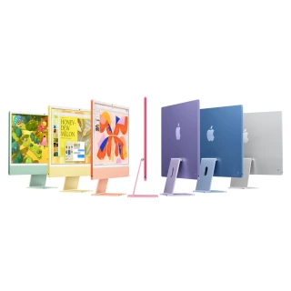 【Apple】2024 iMac 24吋 M4晶片 8核心CPU與8核心GPU 16G/256G SSD/巧控滑鼠/巧控鍵盤