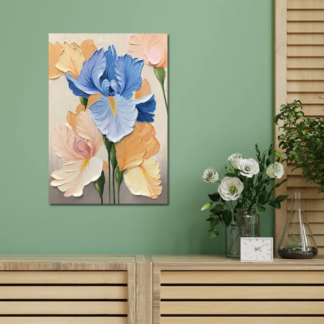 【御畫房】當代國家級展覽畫家 抽象系列手繪油畫70×100cm(DB-025)