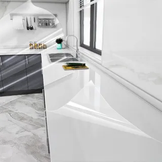 【Echain Tech】客製化 PET特厚廚房檯面保護膜 寬幅60cm(廚房貼/牆貼/保護貼/透明貼/耐高溫/防水防油)
