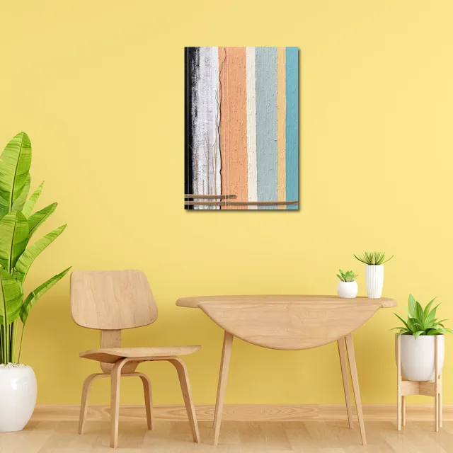 【御畫房】當代國家級展覽畫家 抽象系列手繪油畫70×100cm(DB-019)