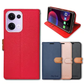 【CITY都會風】OPPO Reno13 插卡立架磁力手機皮套 有吊飾孔