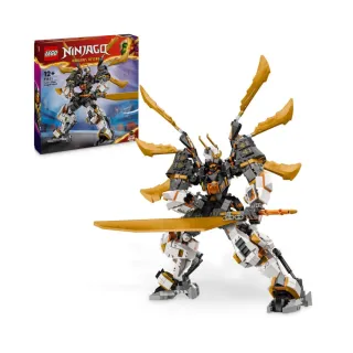 【LEGO 樂高】旋風忍者系列 71821 阿剛的鈦龍機械人(忍者玩具 機器人積木)