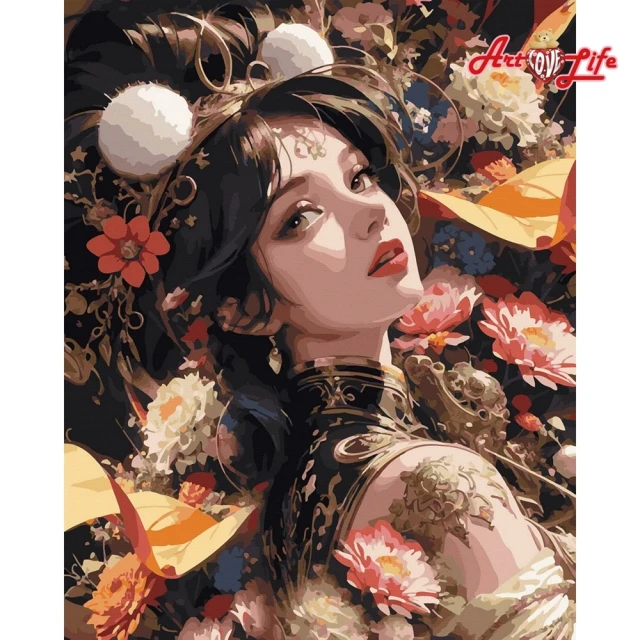 【ArtLife 藝術生活】DT148風的少女40*50CM