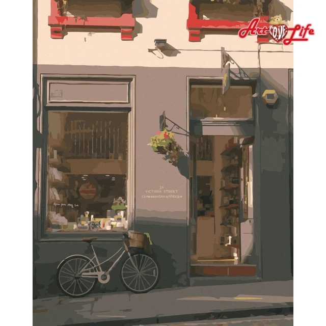 【ArtLife 藝術生活】DT199佛羅倫斯的午後40*50CM(數字油畫 DIY DIY數字油畫 交換禮物 畫畫玩具)