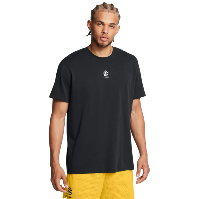 UNDER ARMOUR UA 男 Curry Hvyweight 短袖T-Shirt_1387107-001(黑色)