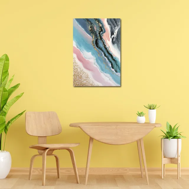 【御畫房】當代國家級展覽畫家 抽象系列手繪油畫70×100cm(DB-041)