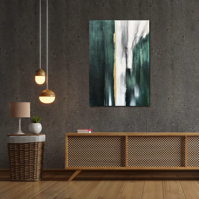 【御畫房】當代國家級展覽畫家 抽象系列手繪油畫70×100cm(DB-045)