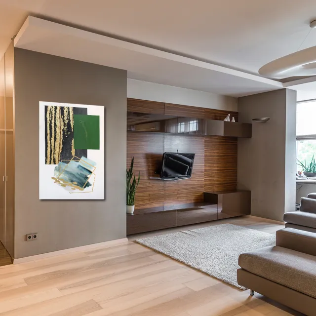 【御畫房】當代國家級展覽畫家 抽象系列手繪油畫70×100cm(DB-047)