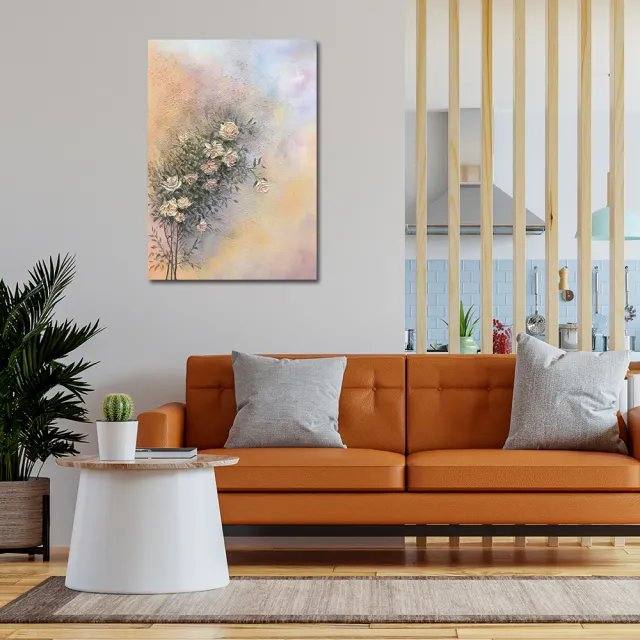 【御畫房】當代國家級展覽畫家 抽象系列手繪油畫70×100cm(DB-043)
