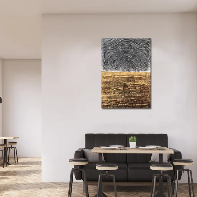 【御畫房】當代國家級展覽畫家 抽象系列手繪油畫70×100cm(DB-036)