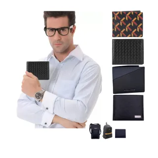 【CROSS】交換禮物 限量2折 頂級小牛皮男用皮夾 全新專櫃展示品(買一送一好禮 送禮盒提袋 聖誕禮物)