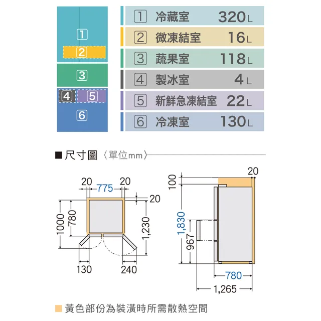 【Panasonic 國際牌】610公升新一級能源效率四門變頻冰箱-絲紋黑(NR-D611XV-V1)