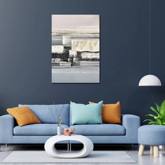 【御畫房】當代國家級展覽畫家 抽象系列手繪油畫70×100cm(DB-058)