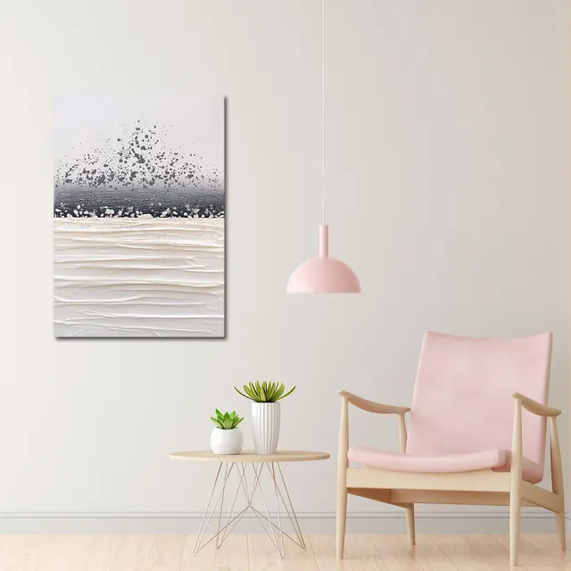 【御畫房】當代國家級展覽畫家 抽象系列手繪油畫70×100cm(DB-052)