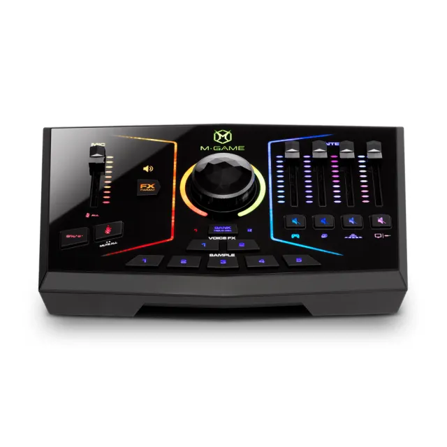 【M-AUDIO】M-GAME RGB DUAL 遊戲直播 混音器 錄音介面 公司貨(遊戲混音直播)