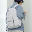 【plain-me】霧感尼龍立體多口袋後背包 PLN3031-242(男女後背包 包包 登山包 防潑水 媽媽包)