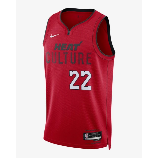 NIKE 耐吉 NBA 熱火 籃球背心 Jimmy Butler 男款 MIA MNK DF SWGMN JSY CE 24 紅色(FQ4348661)