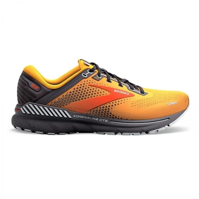 BROOKS Adrenaline GTS 22 男 慢跑鞋 運動 路跑 避震緩衝象限 橘(1103661D857)
