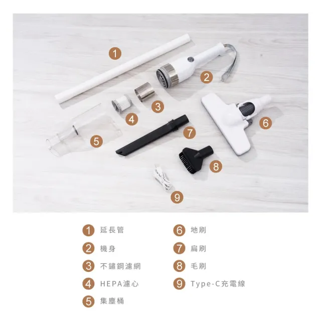 【KINYO】兩用手持無線吸塵器  KVC-6235(無線吸塵器 手持吸塵器 直立式吸塵器 輕量型吸塵器 HEPA濾心)