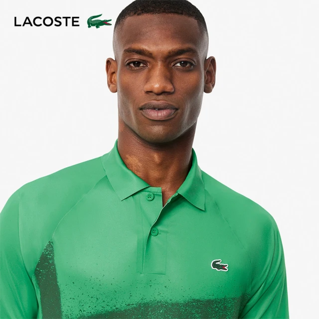 LACOSTE 男裝-Tennis x Novak Djokovic 比賽專用短袖Polo衫(綠色)