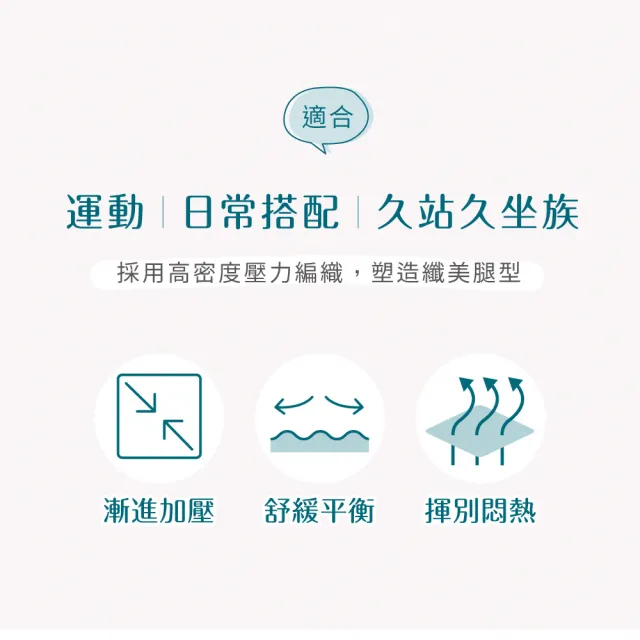 【VOLA 維菈】3雙組 200D高壓 機能中統襪 壓力襪 機能襪 美腿襪(MIT台灣製 預防靜脈曲張)