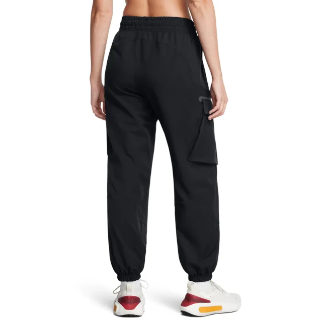【UNDER ARMOUR】UA 女 Unstoppable Cargo 運動長褲_1386481-001(黑色)